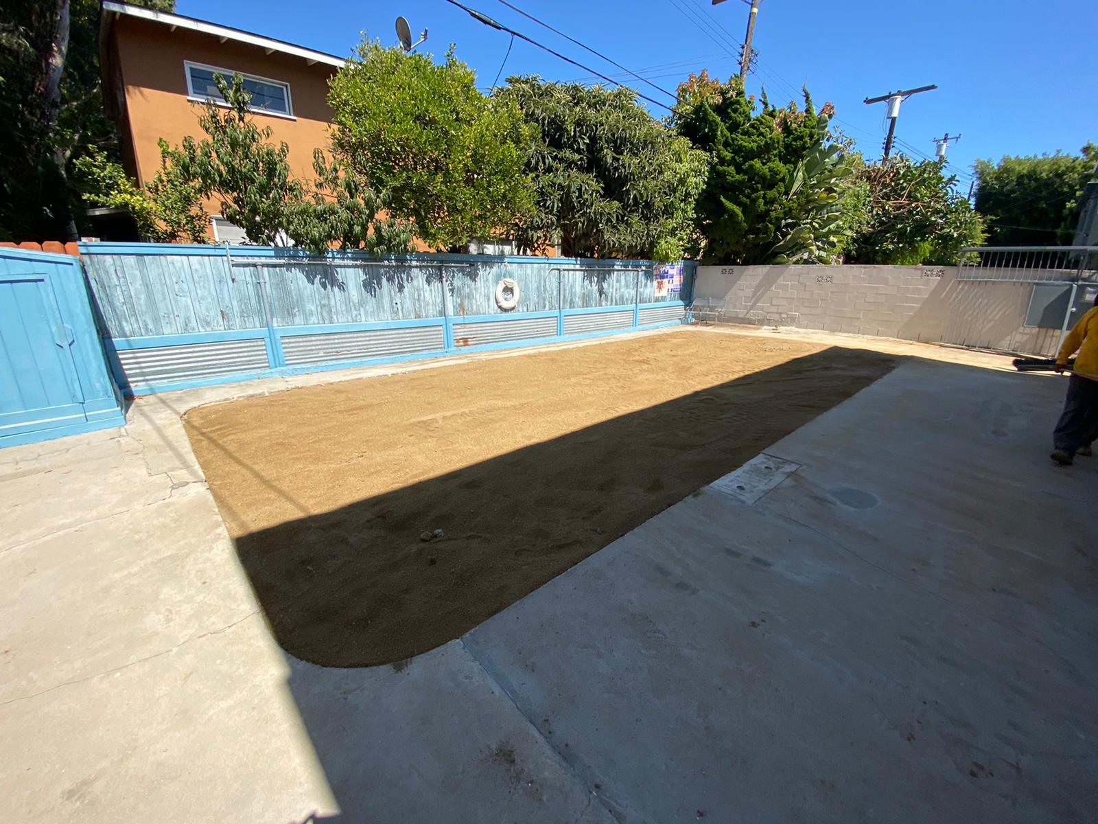 Pool Demolition review for a project in California