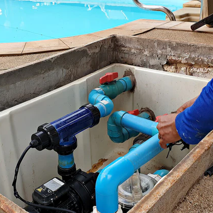 Water pumping for a Pool Demolition