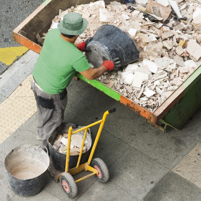 site cleanup after a Pool Demolition